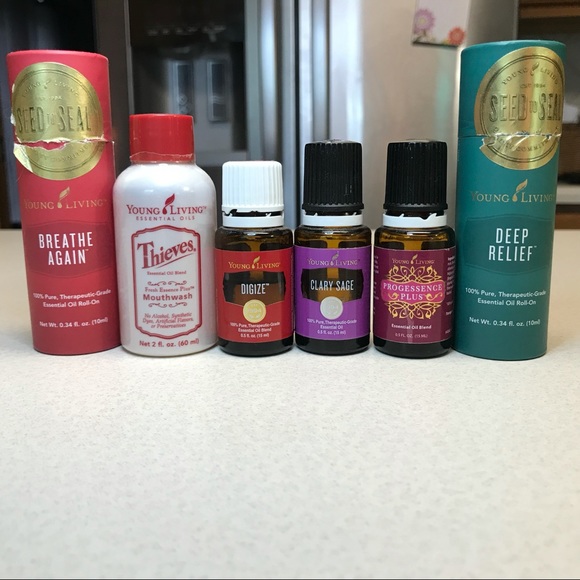 Young Living Essential Oils Lot of 6